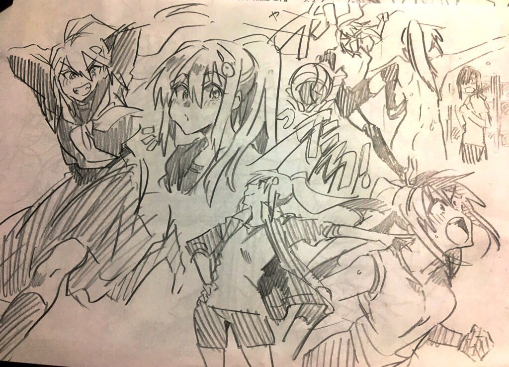 #上手い下手は別にして自分の絵柄のここが好き   感情のひとつひとつがめちゃくちゃ好きで楽しくて仕方ねえyeahめっちゃホリデイみたいなところ!! 