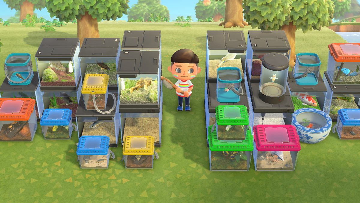Driggor's tweet photo. This is what happens when a Pokemon player plays Animal Crossing #AnimalCrossing #ACNH #NintendoSwitch https://t.co/4em3wI6BJ5