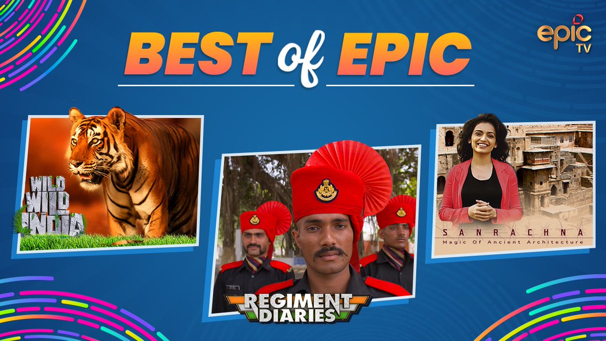 OfficalEPICTV's tweet photo. It's time to catch the most popular episodes of your favourite #EPIC shows: #RegimentDiaries, #Ekaant, #LostRecipes, #Indipedia and more. Watch the #BestOfEPIC, 12 pm onwards, and make your Sunday a fun day! #EPICChannel #StayHomeStayEPIC https://t.co/Za7H0yXVN3