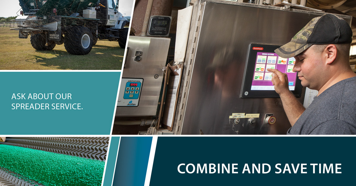 Combine to save time and labor this Spring by combining POLYON® controlled-release fertilizer and insecticide into one application. #CombineandSaveTime harrells.com/Blog/Post/Comb…