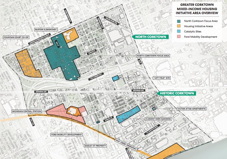 BacktoDetroit's tweet photo. New restaurant coming to Woodward. Beer hall progress on Washington. Corktown development plans. New coffee joint opens (soon) in Wayne State’s Mike Ilitch School of Business. https://t.co/8Zpuvm1MuP