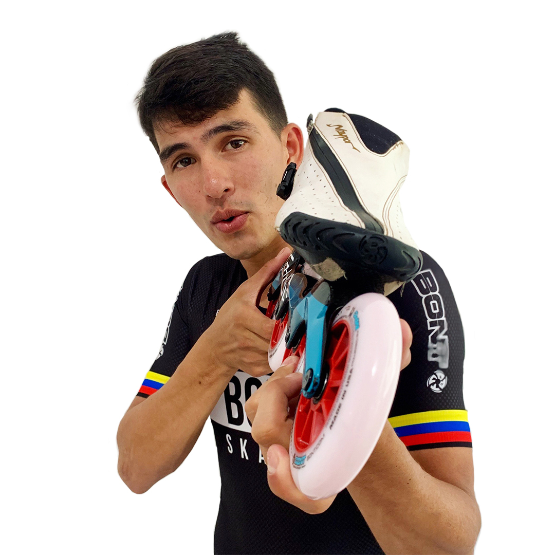 Next up is Manuel Saavedra, Team Colombia 🇨🇴 
• World Junior Champion 
• 🥈 Senior world Championship
• 🥉 Paris Roller Marathon 2019  

#hanacoin #bont