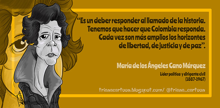 توییتر \ TRIANA Cartoon در توییتر: «María Cano en Frases Cartoon de Triana  Cada semana 1 frase célebre de nacionales, deje sugerencias en comentarios  #MaríaCano #flordeltrabajo #womenpower #MesDeLaMujer #caricatura  #Lideressociales ...