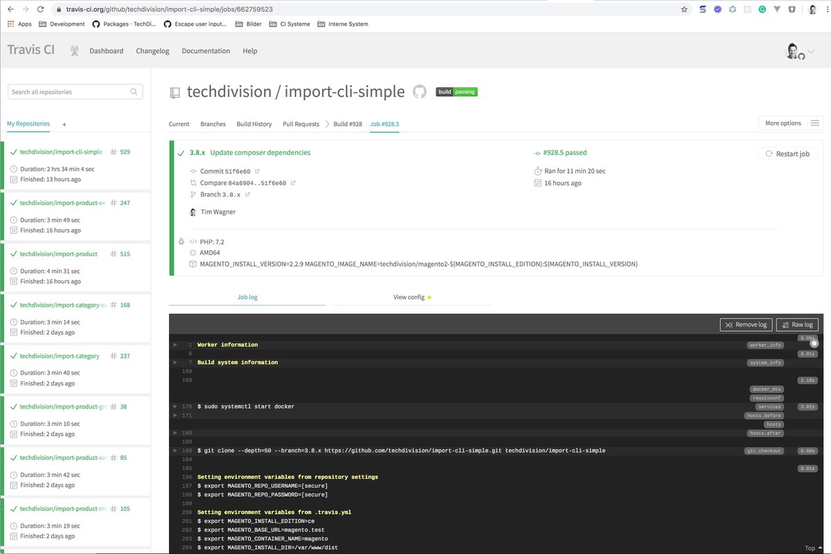 TechDivision's tweet photo. We ❤ to improve #M2IF. To make sure, that we can deliver the highest quality, we're running a fully tested and automated build with unit, integration and acceptance tests. Have a look at our builds on Travis-CI https://t.co/xIgLa8fCEO #Magento #TechDivision #Behat https://t.co/bM4cDBGl80