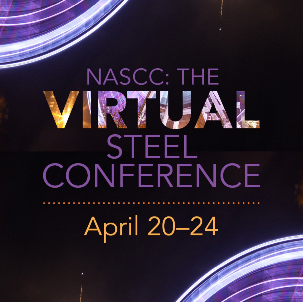 SteelChicago's tweet photo. As you know, we made the challenging decision to cancel this year's NASCC: The Steel Conference in Atlanta. However, we're pleased to announce that we'll offer a virtual conference—complete with PDHs!—during the week of April 20. We will provide more information soon! https://t.co/lNwVcS276S