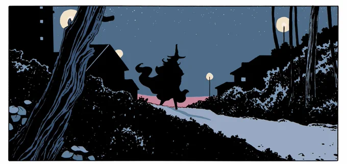 Extrait : une page de "Nuit couleur larme", de @borgonhoy - à paraître @EditionsDargaud 