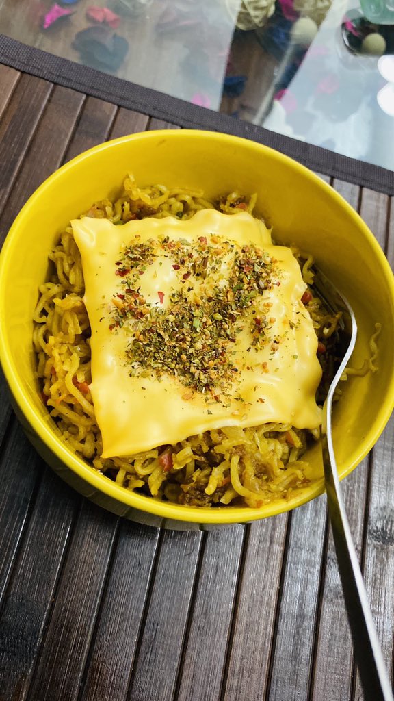 csramachandran's tweet image. My #kitchenexperiments during #lockdown ... #chillicheesemaggi