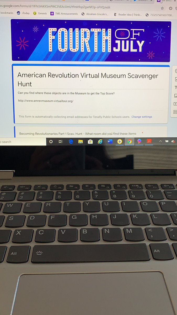 KrisKristan3's tweet image. Yesterday Team Green took a virtual field trip to @AmRevMuseum and had a fun Scavenger Hunt! 🕵️‍♀️ 🕵🏻‍♂️ #HowRevolutionary #sschat