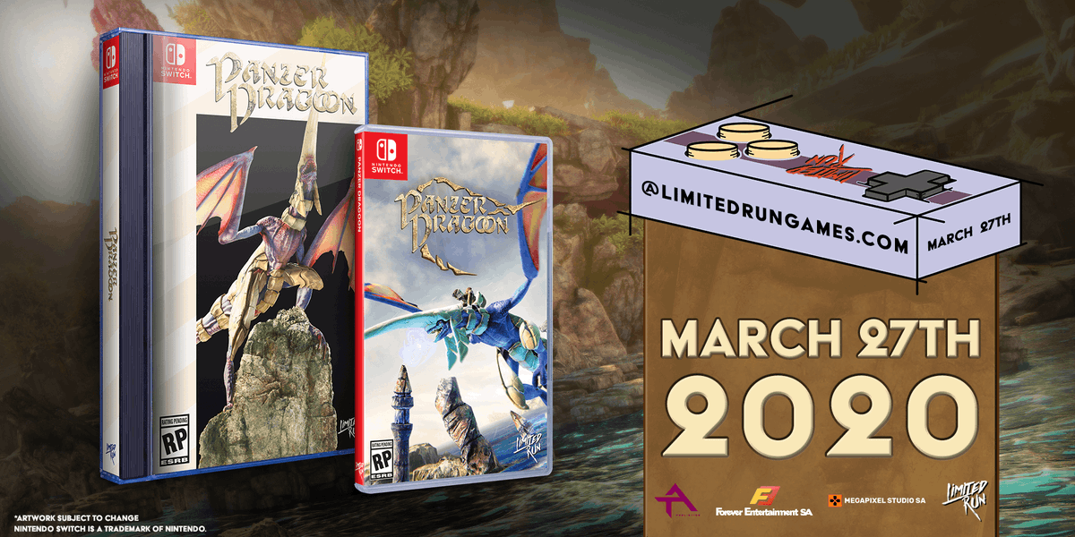 LimitedRunGames's tweet photo. You could win a physical Classic Edition of Panzer Dragoon on the Nintendo Switch! Follow @LimitedRunGames, @ForeverEntert, &amp; @SEGA, then like and retweet to be entered. We will draw a winner today at 5:30pm ET. GLHF! https://t.co/mTxvMP7IYP