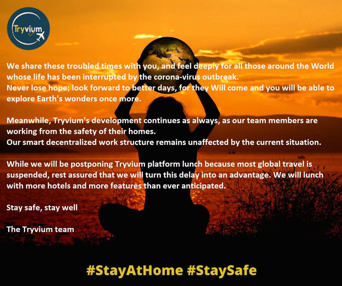 TryviumTravels's tweet photo. #coronavirus #staysafe #tryvium  #tourism https://t.co/ymX8gmGzNT
