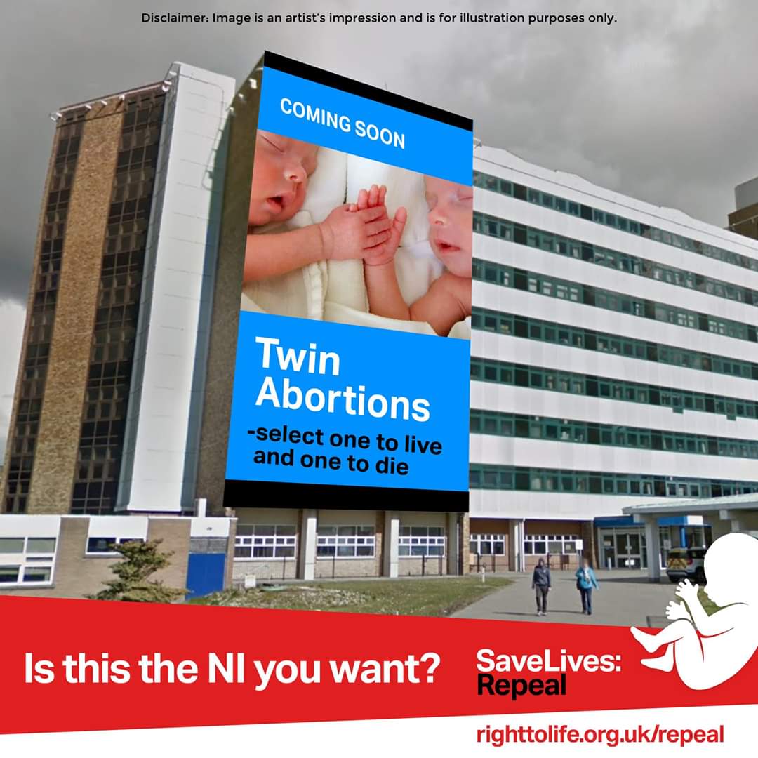 RockofLifeNI's tweet photo. Is this the #northernireland 
you want? Visit the SaveLives:Repeal website @RightToLifeUK email your MLAs NOW
Find out more about the abortion regime being imposed on Northern Ireland by the UK Government #SaveLivesRepeal

#RepealSection9  #WeAreThe79PerCent https://t.co/iyxIlmDSd2