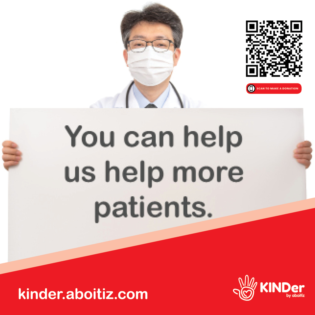 AboitizFDN's tweet photo. For a donation as low as P100, you can help protect lives, enable our health workers to stay healthy to care for more people, and eventually slow the rate of COVID-19 infections in the country.

Proceeds go to our campaign partners. #KinderEveryday https://t.co/C6W4epw5oY https://t.co/tTd26Ou5YF