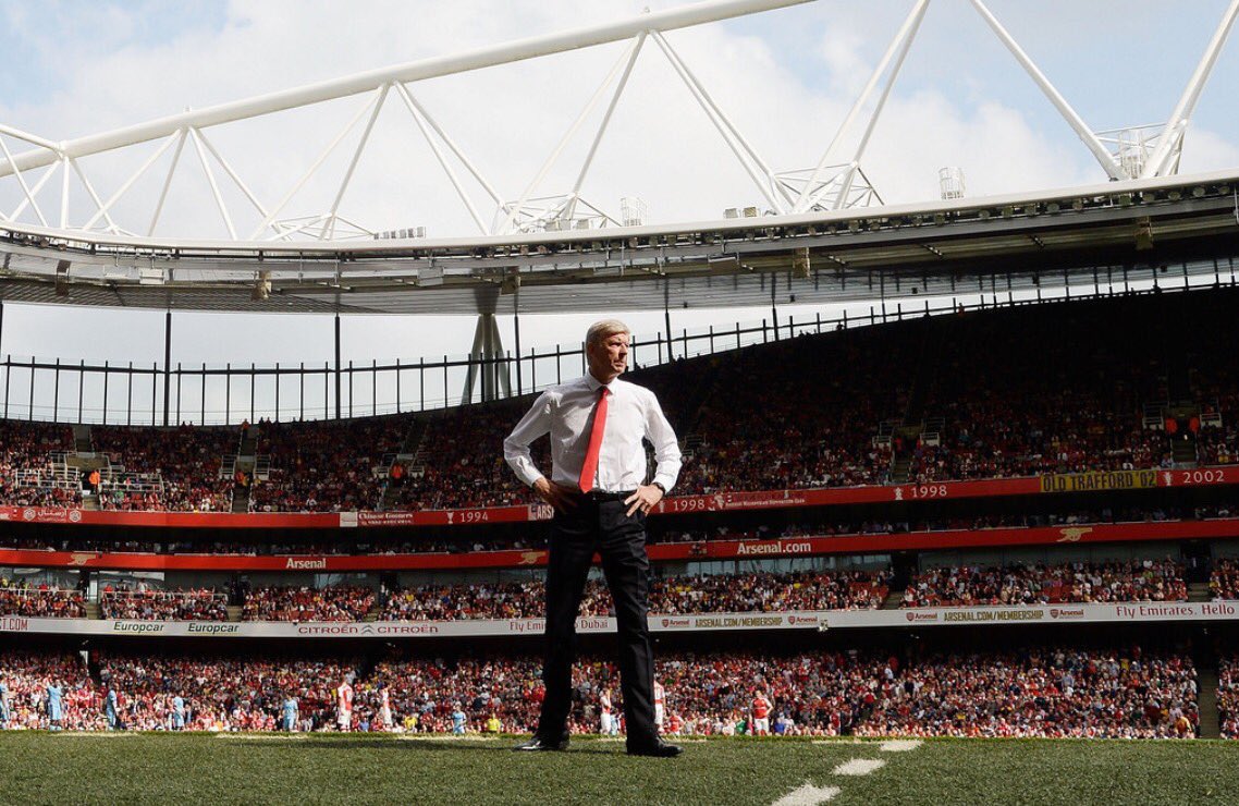 PatrickTimmons1's tweet photo. Some of today’s reports claim that the construction of Arsène Wenger’s statue is underway, and there is also a possibility that the Frenchman will have a stand named in his honour at the Emirates Stadium. https://t.co/A0ICfopmg5