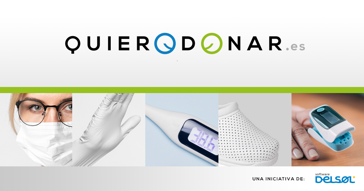 🔴 Muchos centros sanitarios necesitan CON URGENCIA material.

🔴 ¿QUIERES AYUDAR? Colabora...

🔴 El portal ➡️ quierodonar.es ⬅️ es una iniciativa para conectar las ENTIDADES que necesitan material sanitario, con DONANTES que se las puedan proporcionar.