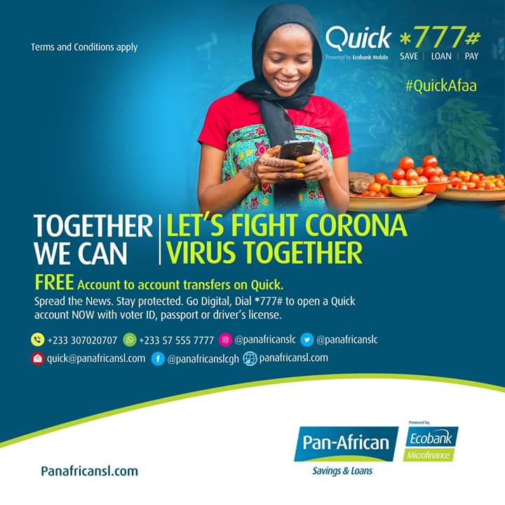 panafricanslc's tweet image. It is #Beautifuloutside but #Safeinside 
#Stayhome and #Staysafe. #WeCare.

Sign up with #Quick *777# with your ID and enjoy FREEBIES.

#Quick - #afaa