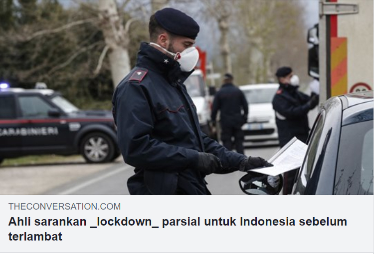 ariel_heryanto's tweet photo. Bapak Presiden, masih adakah alasan untuk menunda lockdown? https://t.co/bmIJixd6hz