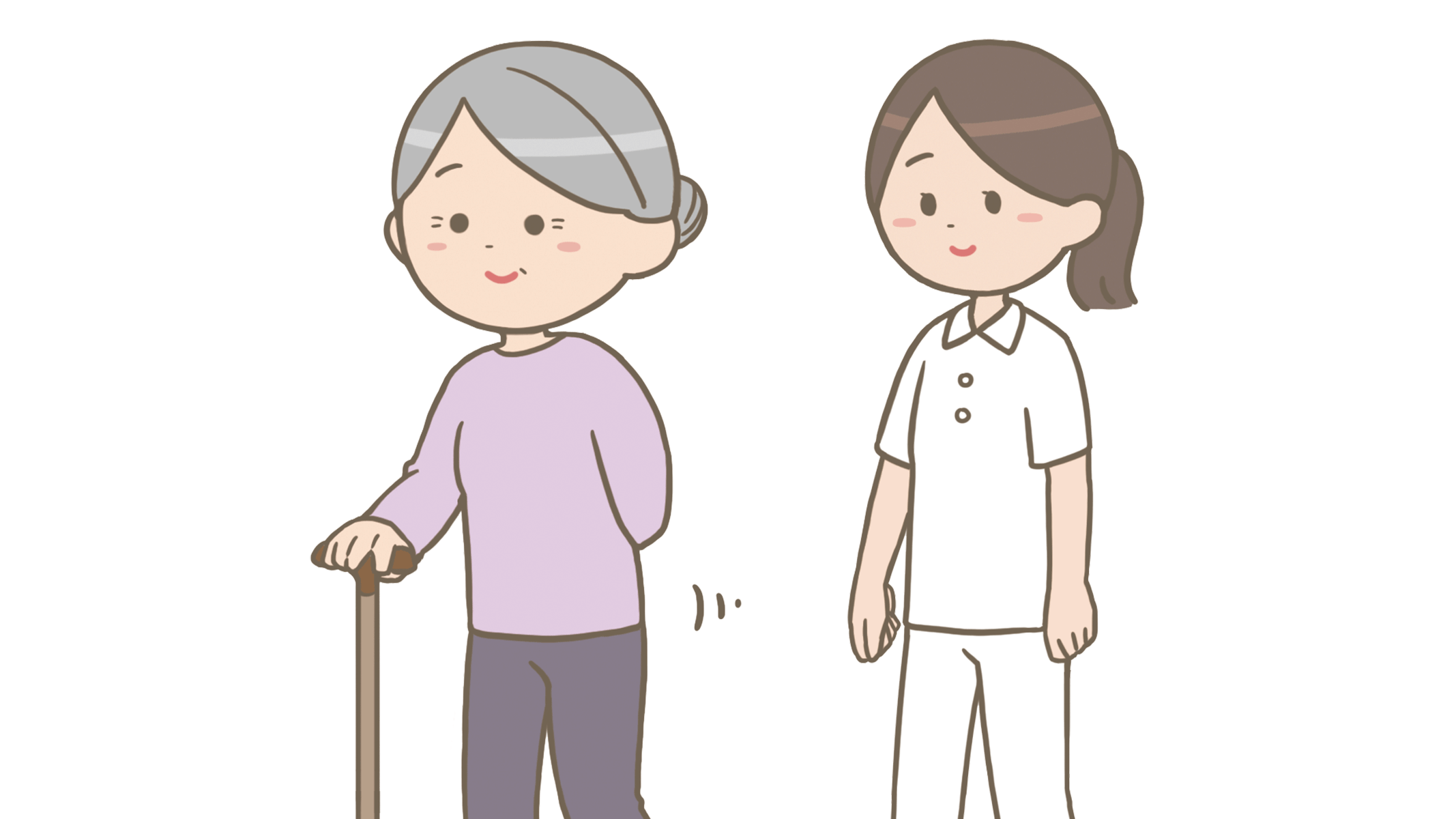 Twitter 上的 看護師 イラスト集 看護roo ちょっとそこまで 看護師 イラスト集 看護roo 高齢女性患者 さんの後ろをついて歩く看護師のイラスト T Co Hrcglrwdkk T Co Y95v1faivf Twitter