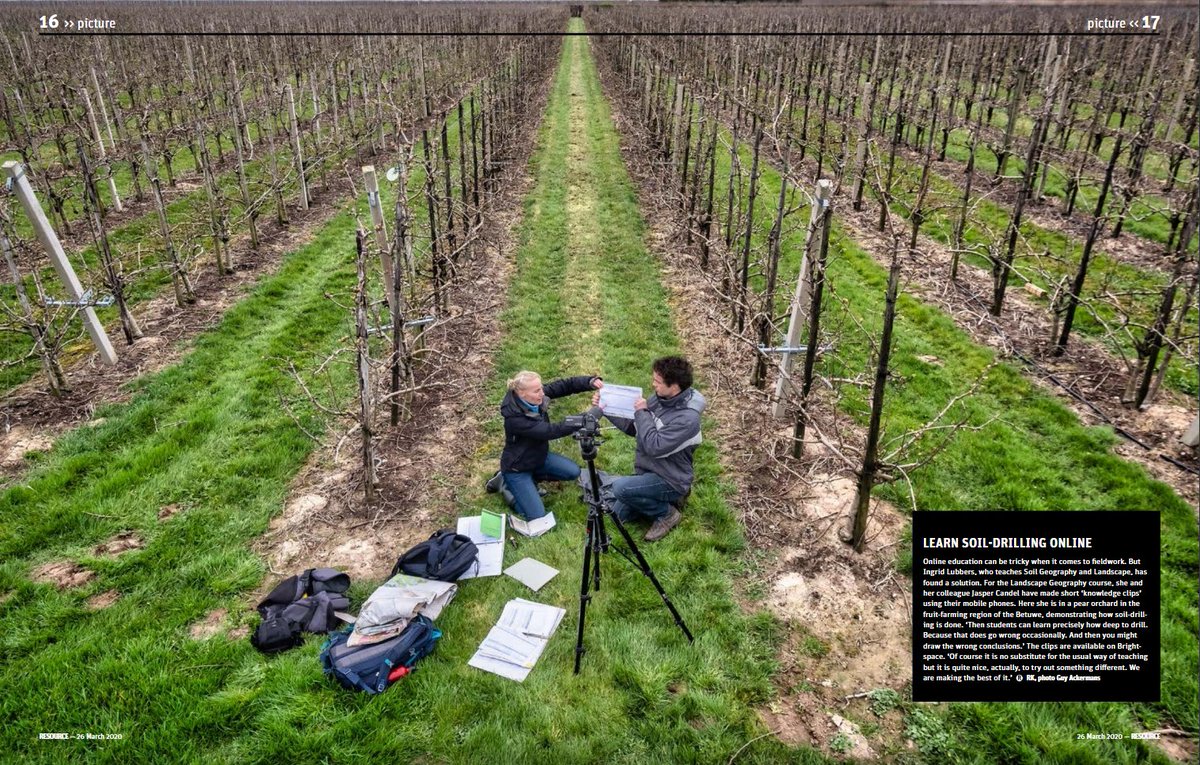 jaspercandel's tweet photo. Teaching online soil-drilling, it's all possible these days! @ResourceWUR @sgl_wur https://t.co/mp58VtiDeE