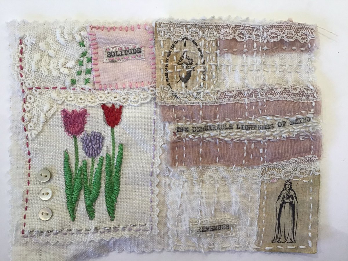 Some stitching for the week.