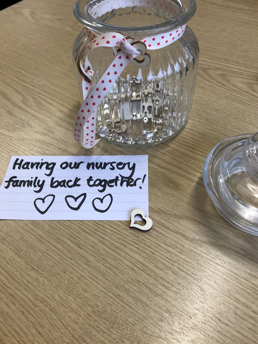 Tiffney1979's tweet photo. Started my wish jar today...@CentreForgewood. Anyone else taking part? #teamearlyyears #teamforgie #wishjar #COVID-19 https://t.co/Ws08Iunk1c
