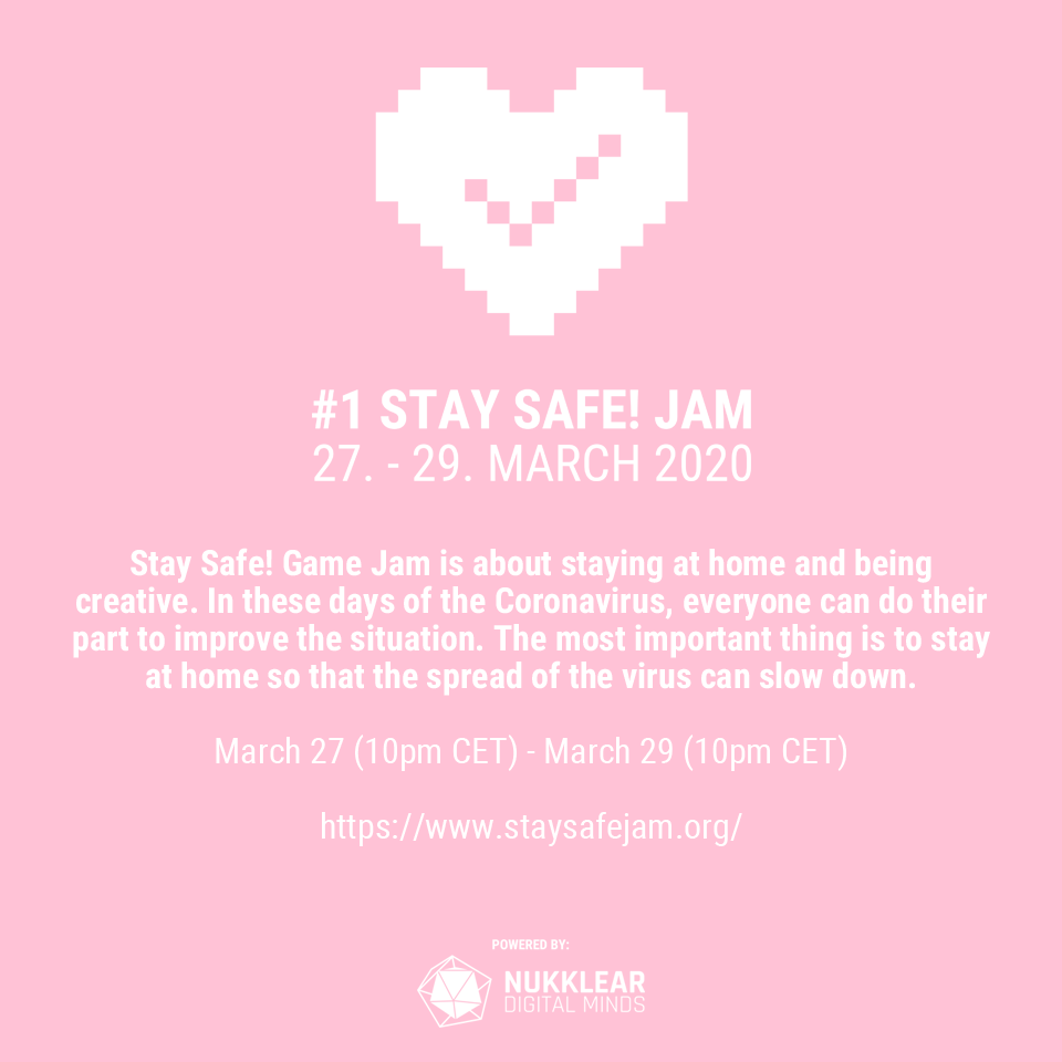 innogames's tweet photo. #GameJam enthusiasts, you have a date this weekend with #StaySafeJam! The #gaming industry is joining forces and organizing this new concept that aims to get people to stay home and be creative. Learn more about it now 👉 https://t.co/DegdCuqZmc https://t.co/fBgHyBdi3u