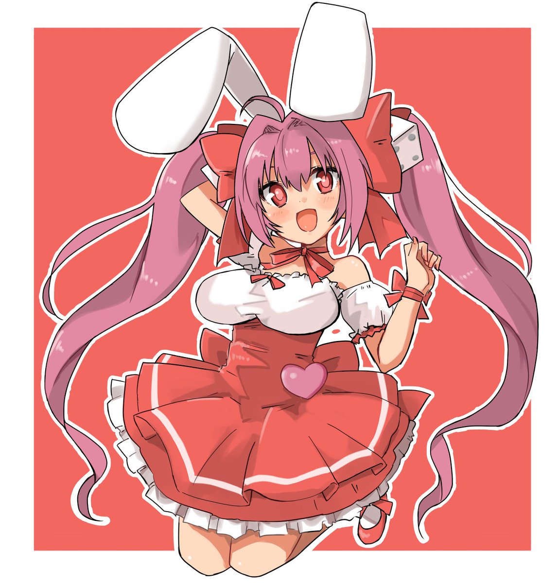 うさだヒカル 「skebでリクエストしてもらったうさだ描けた。
顔が可愛く描けたから見て!
ht」|ハンバーガーのイラスト