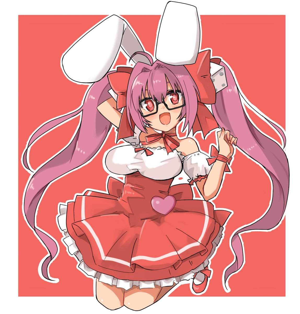 うさだヒカル 「skebでリクエストしてもらったうさだ描けた。
顔が可愛く描けたから見て!
ht」|ハンバーガーのイラスト