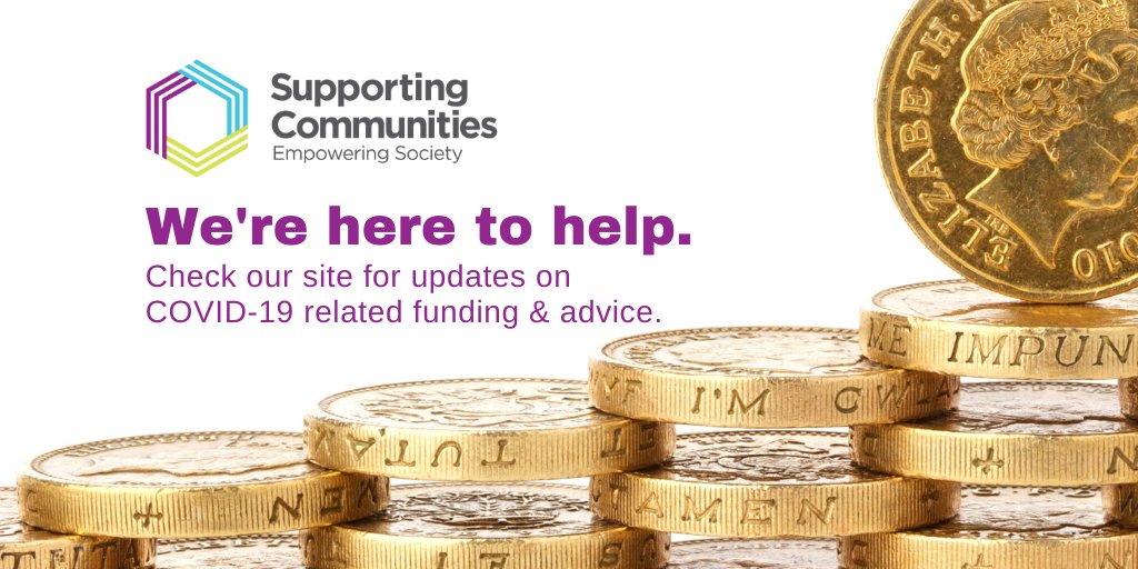 Even though we can't visit, we are still available to support your funding efforts. There are updates to the criteria of recent #COVID19 funds on our site now.

Contact our Funding Support Officer at anita@supportingcommunities.org for more help. 
#fundingfriday #CoronaResponse