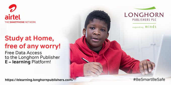 Get free data access to the Longhorn Publisher's E-learning platform by using Airtel.