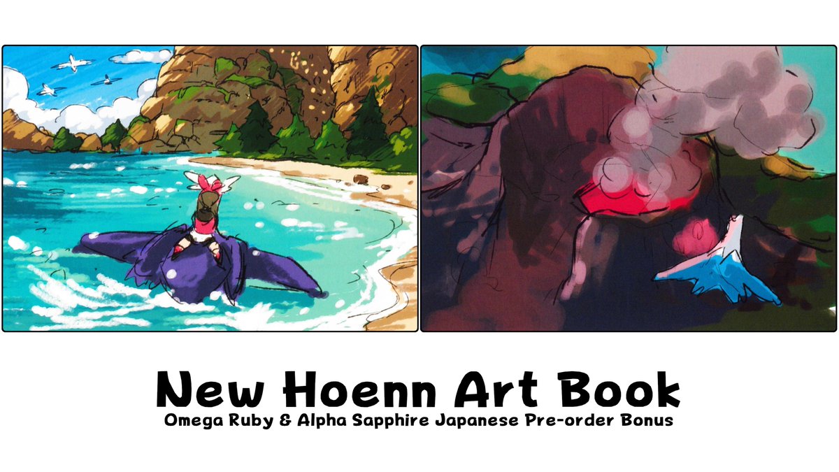 Pokemon: Only in Japan This artwork was included in the New Hoenn