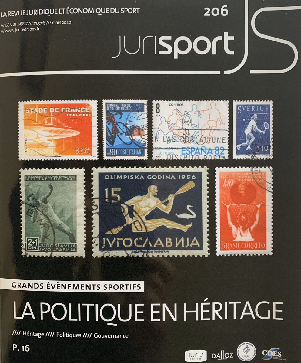 SpmAvocat's tweet photo. En cette période difficile, je vous propose de vous changer les idées avec la lecture de mon article « La recevabilité d’une demande de conciliation auprès du CNOSF » qui vient de paraître dans le dernier numéro de la revue Jurisport.
 #Jurisport  #CNOSF #conciliation  #référé https://t.co/HC1Ia7HI7F
