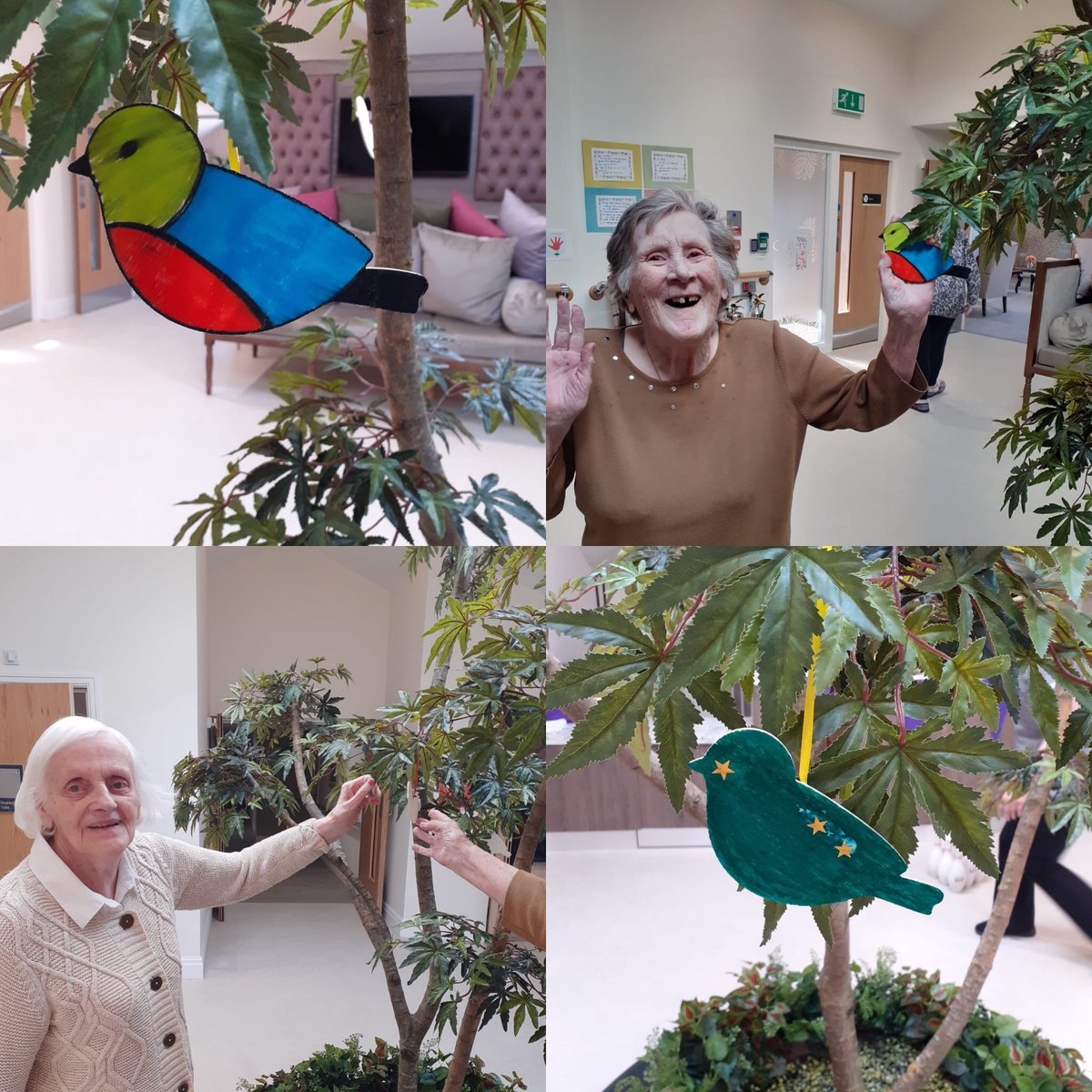 Yesterday afternoon we were keeping busy ‘crafting’.
We decorated some birds and hung them in our tree.
It was great fun, everyone had a lovely day.
#smilesallaround
