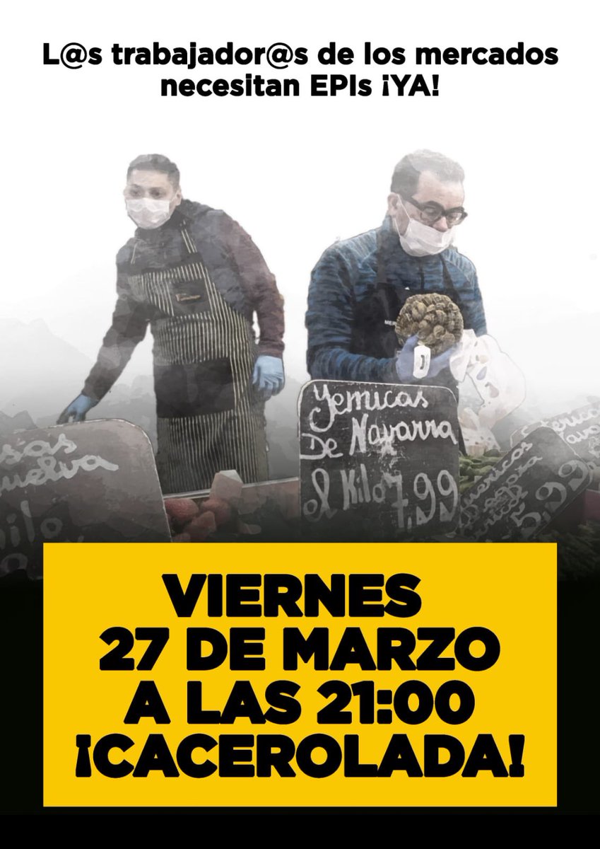 RebeldiaVK's tweet photo. Esta noche a las 21:00 salimos a los balcones por ellas, por ellos: por los mayores, por los sanitarios, por los trabajadores

⚠️EXIGIMOS MEDIDAS DE PROTECCION PARA LA CLASE TRABAJADORA⚠️

❌NO AL CIERRE DE LOS CENTROS DE SALUD❌

🚫NO A LA PRIVATIZACION🚫

#TuIndignacionalbalcon https://t.co/XQPBUy5Qow