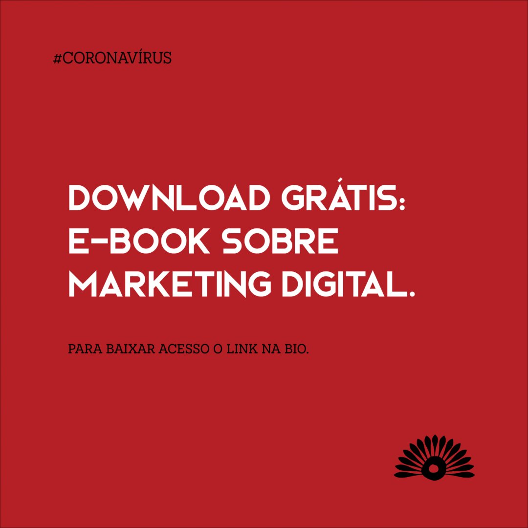 Aldeia_'s tweet photo. Pensando em quem nos acompanha, profissionais da área, curiosos, pequenos empreendedores e clientes, disponibilizamos um e-book gratuito sobre marketing digital.

Aproveite a quarentena para consumir conteúdos relevantes. 

Para baixar o e-book, basta clicar no link disponibiliza https://t.co/wQaq7I09Ht