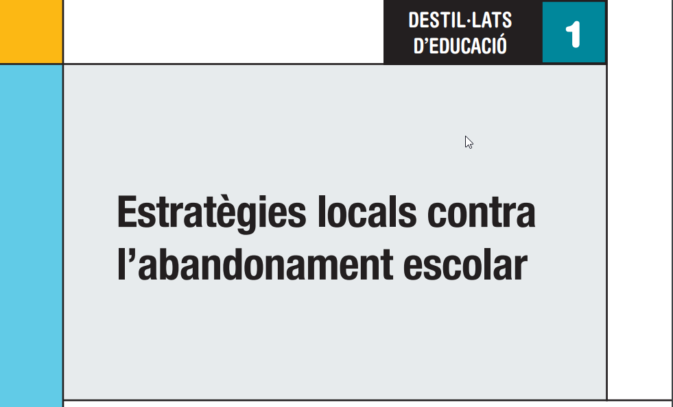 FormacioDIBA's tweet photo. 📄 #QuedatACasa i consulta el manual del #CRAF: 'Estratègies locals contra l'abandonament escolar', el que s'entén per #èxiteducatiu, #fracàsescolar i abandonament escolar prematur (#AEP) així com els principals reptes per fer-hi front.
👉https://t.co/1etB6kcC7w
#SeguimConectats https://t.co/mjeaHtqGuj