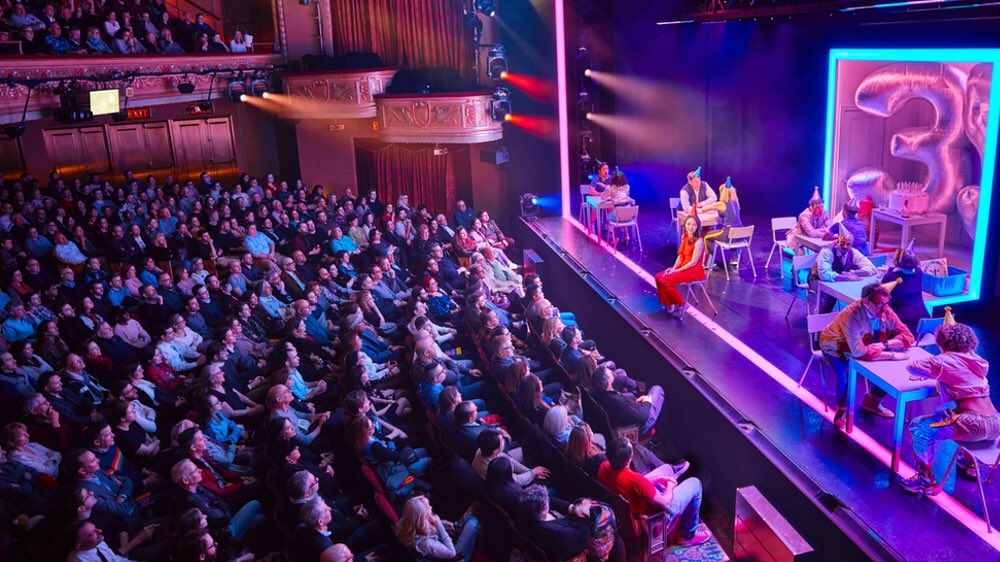 CompanyBway's tweet photo. “How would we ever get...through?” 
Today is #WorldTheatreDay and although we can’t share the show with you, we want to share our appreciation to the incredible audiences that keep theatre alive. Thank you for keeping us #Company. See you soon. 
“What would we do without you?” https://t.co/yDIoLyvkeq