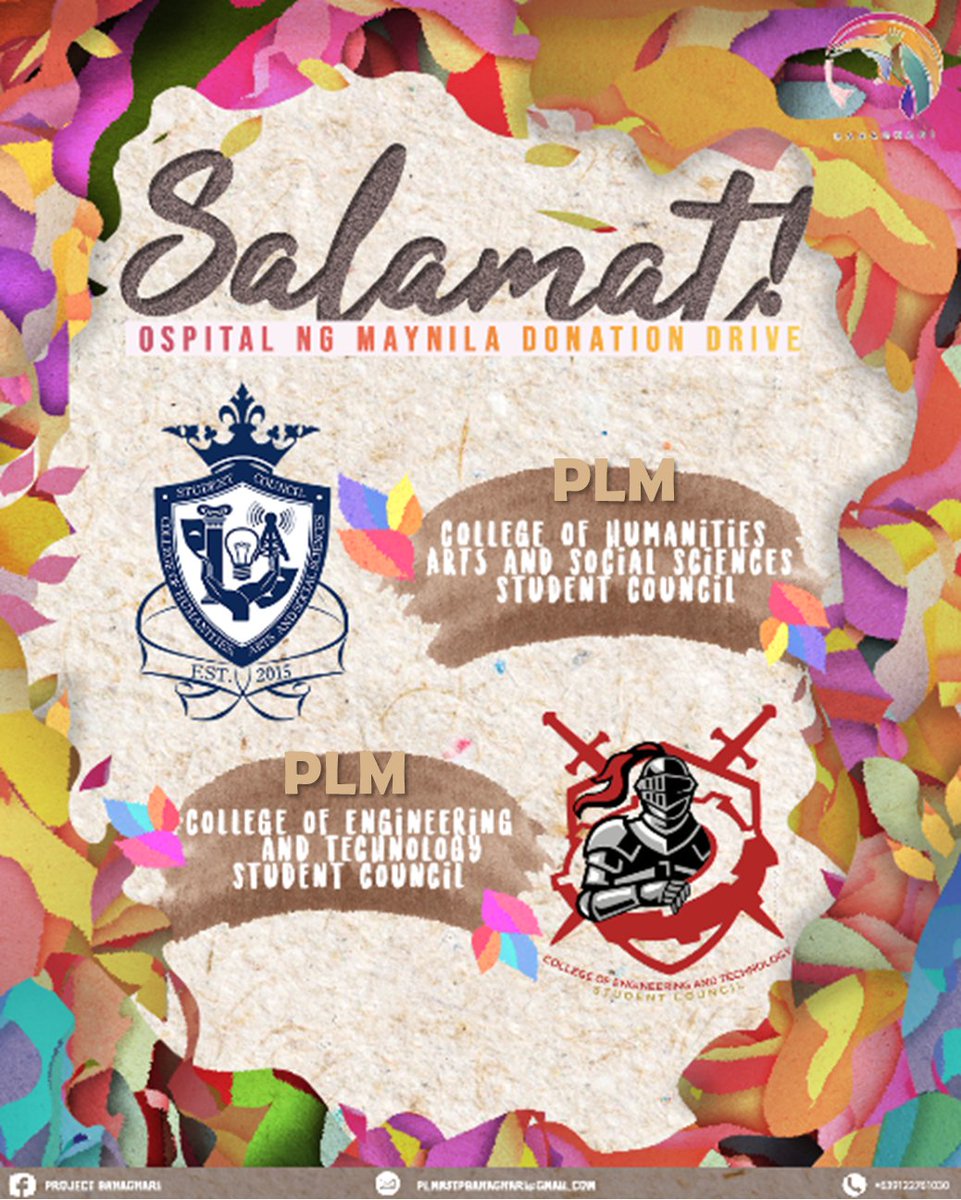 ProjBahaghari's tweet photo. Pinasasalamatan namin ang mga konseho sa loob ng Pamantasan ng Lungsod ng Maynila na tumutulong saming mas lalong maparating ang aming adhika sa masa. Nawa’y dumami pa tayong nagkakaisa’t magbigay-kulay 🌈

#ProjectBahaghari
#BigayKulayBigayBuhay
#ParaSaKalusugan https://t.co/3HCTSqovPc