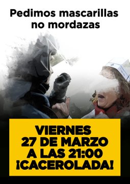 IzcaNacional's tweet photo. #COVID19 no es una guerra, es una pandemia que hay q combatir con estrategias de salud pública, asistenciales, medidas informativas y educativas correctas.
 
NO represivas, aunque ya sabemos que esto es lo que mejor saben hacer desde este Régimen
Hoy a 21h #TuIndignacionAlBalcon https://t.co/zMnPRTUNad