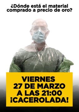IzcaNacional's tweet photo. #COVID19 no es una guerra, es una pandemia que hay q combatir con estrategias de salud pública, asistenciales, medidas informativas y educativas correctas.
 
NO represivas, aunque ya sabemos que esto es lo que mejor saben hacer desde este Régimen
Hoy a 21h #TuIndignacionAlBalcon https://t.co/zMnPRTUNad