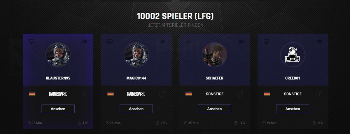 Oha, ich habe gerade an der neuen Startseite für #gamertransfer gebastelt... Was sieht man denn da: wir haben inzwischen 10.000 angemeldete Spieler.
D.h.: 10.000 registrierte Spieleraccounts mit status "aktiv. (Team-Accounts natürlich nicht mitgezählt)
Mal getwittert 🦾🙃