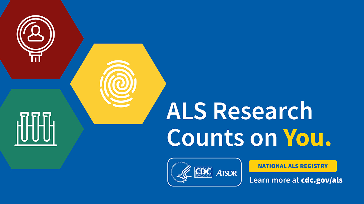 The National #ALSRegistry is helping those with this disease learn about new research – research that may lead to a future without #ALS. Learn more about updates to the National ALS Registry today: cdc.gov/als/ALSResearc…