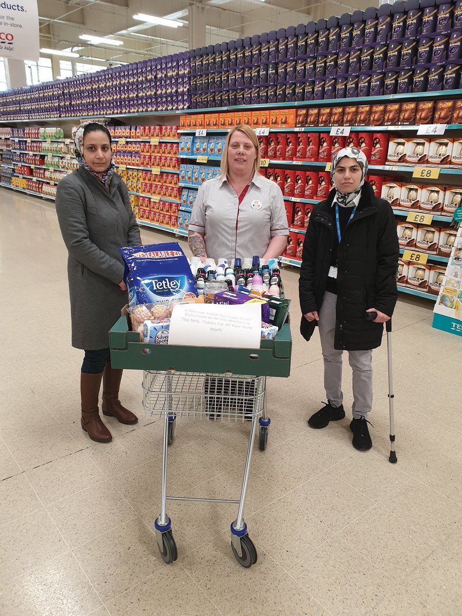 Team D-Ability is collecting Donations for our 🏥QE Gateshead NHS Heroes👨‍⚕️👩‍⚕️. HUGE THANK U to Tesco Gateshead 🙏
#kindness
#NHSheroes 
@QEGateshead <a href="/QeFacilities/">QE Facilities Ltd</a> @YvonneOrmston @hilarylloyd13 @workforce_ghnt <a href="/boysmum/">Kerry Gowland</a> <a href="/HSaeed_786/">H Saeed</a> @BirlesonHeather <a href="/YTamburro/">Yvonne Tamburro</a> <a href="/clarab1974/">Claire Burkitt</a> @ghnt_bame
