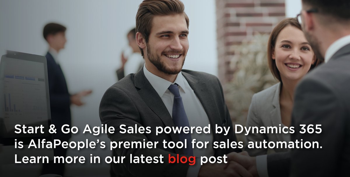 alfapeople's tweet photo. AlfaPeople Start&amp;Go Agile Sales, native to the Dynamics 365 platform, is your go-to tool for sales force automation. It increases operational efficiency and ensure simple and agile management of your sales team. Read more about it in our blog post: https://t.co/PX4rIedXIu https://t.co/kMmDIFw9oc