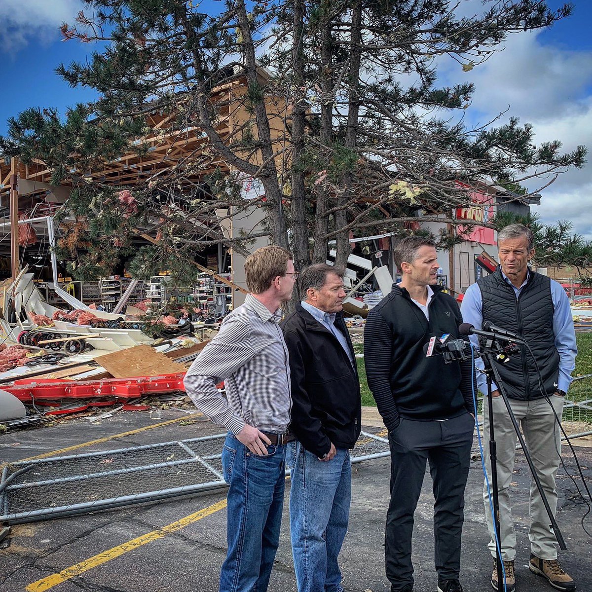 In the past year, these three guys have fought hard for us during flooding, tornadoes, and now a pandemic. Through the current federal stimulus bill, help is coming for South Dakotans. Thank you ⁦<a href="/SenJohnThune/">John Thune</a>⁩ ⁦<a href="/SenatorRounds/">Senator Mike Rounds</a>⁩ ⁦<a href="/RepDustyJohnson/">Rep. Dusty Johnson</a>⁩