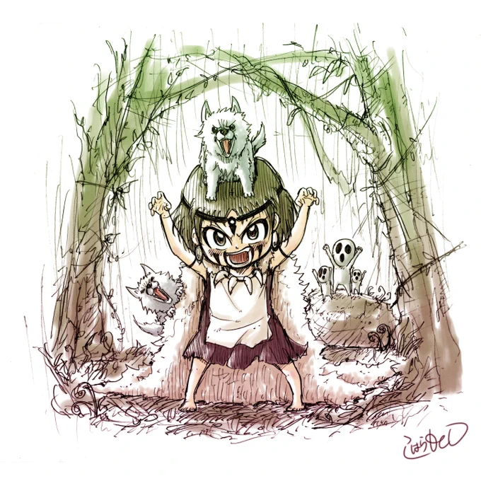 『リトルジブリ』

「魔女の宅急便」が放送されるという事で…!
細かい事を気にせず、ジブリ作品をリトル化しちゃいました! 