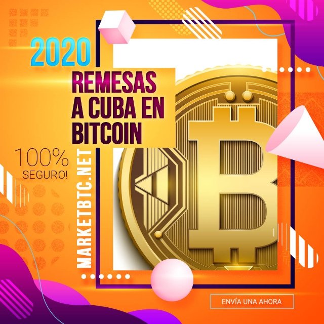 MarketBtc_net's tweet photo. #Remesas a #Cuba en #bitcoin para todos los #cubanosporelmundo 
Accede a https://t.co/F1pTmhKzau https://t.co/oOiQ0LdyXV
