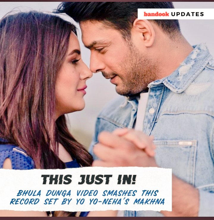 untoldstory_13's tweet photo. #BhulaDunga smashes #MostCommentedIndianVideo record
CONGRATULATIONS🎉👏
ON MASSIVE success You both deserves all the love and appreciation
Congrats babies on SUCESS Of UR First EVER PROJECT TOGETHER❤️
#SidNaaz
#BhulaDunga
@DarshanRavalDZ @sidharth_shukla @Shehnazgill123 https://t.co/GD7mMwskSo