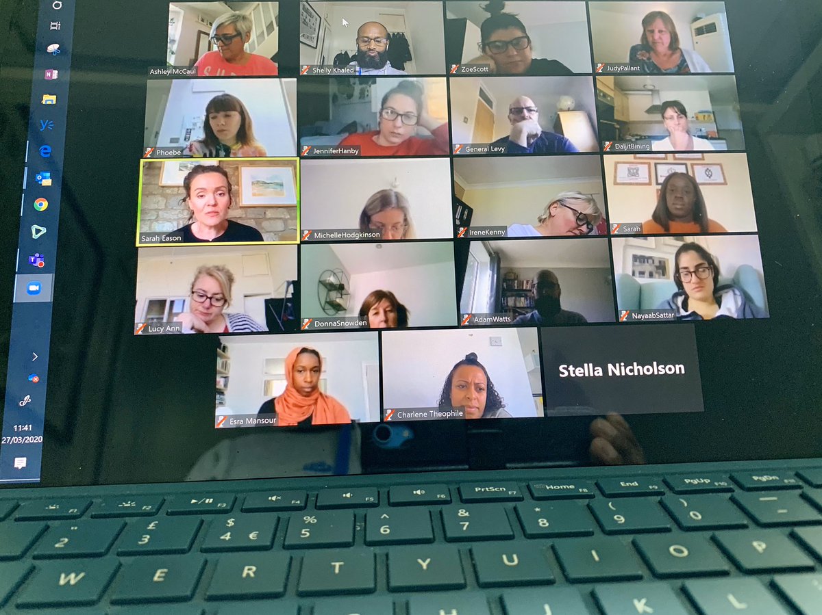 Our <a href="/ThinkForwardUK/">ThinkForward</a> CEO Ashley McCaul being fully present as we all steer our ship through these choppy waters and ensure we remain adaptive, agile and determined to meet the emotional, mental &amp; practical needs of our young people and coach them through these unprecedented times.