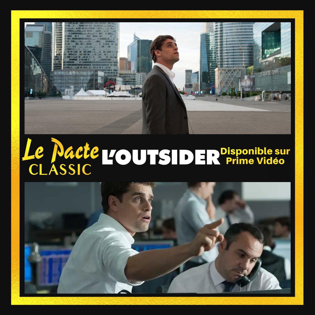 JOUR 12.Si vous êtes inquiets concernant l'économie on a ce qu'il vous faut.  #Loutsider de Christophe Barratier (Les Choristes) revient sur l'histoire de  @kerviel_j, avec Arthur Dupont  @DemaisonFx  @SabrinaOuazani. #LePacteClassicDispo sur  @PrimeVideoFR https://bit.ly/LP_Outsider 