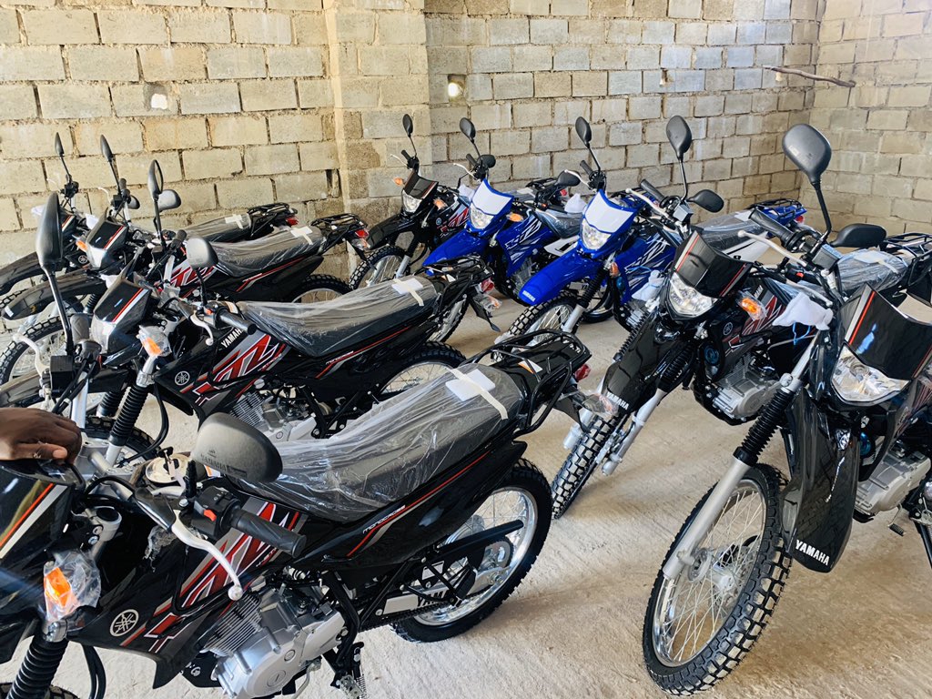TroveTyre's tweet photo. We are proud to announce that earlier today, Tyre Trove successfully supplied and delivered 15 new Yamaha XTZ 125 Motorcycle to United Purpose (Malawi) for one of their outreach projects. https://t.co/eyMLlRvBZn